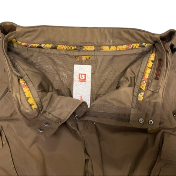 🏔️ Burton Cargo Snowboard Pants Men’s Large Brown Ski Snowboard Outdoor - Picture 6 of 11